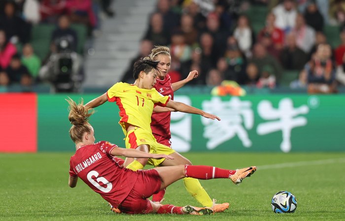 女足世界杯：中国队惜败丹麦队